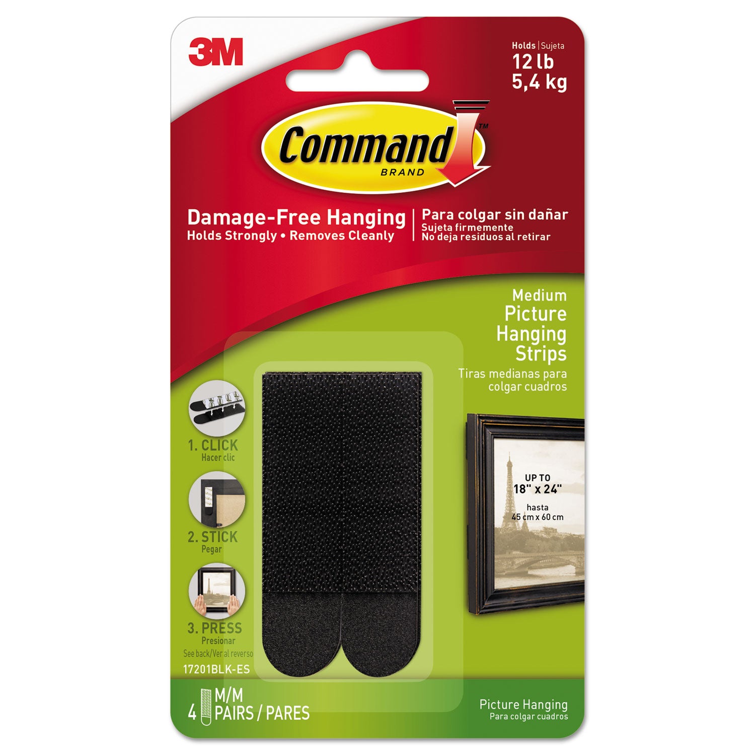 picture-hanging-strips-removable-holds-up-to-3-lbs-per-pair-075-x-275-black-4-pairs-pack_mmm17201blkes - 1
