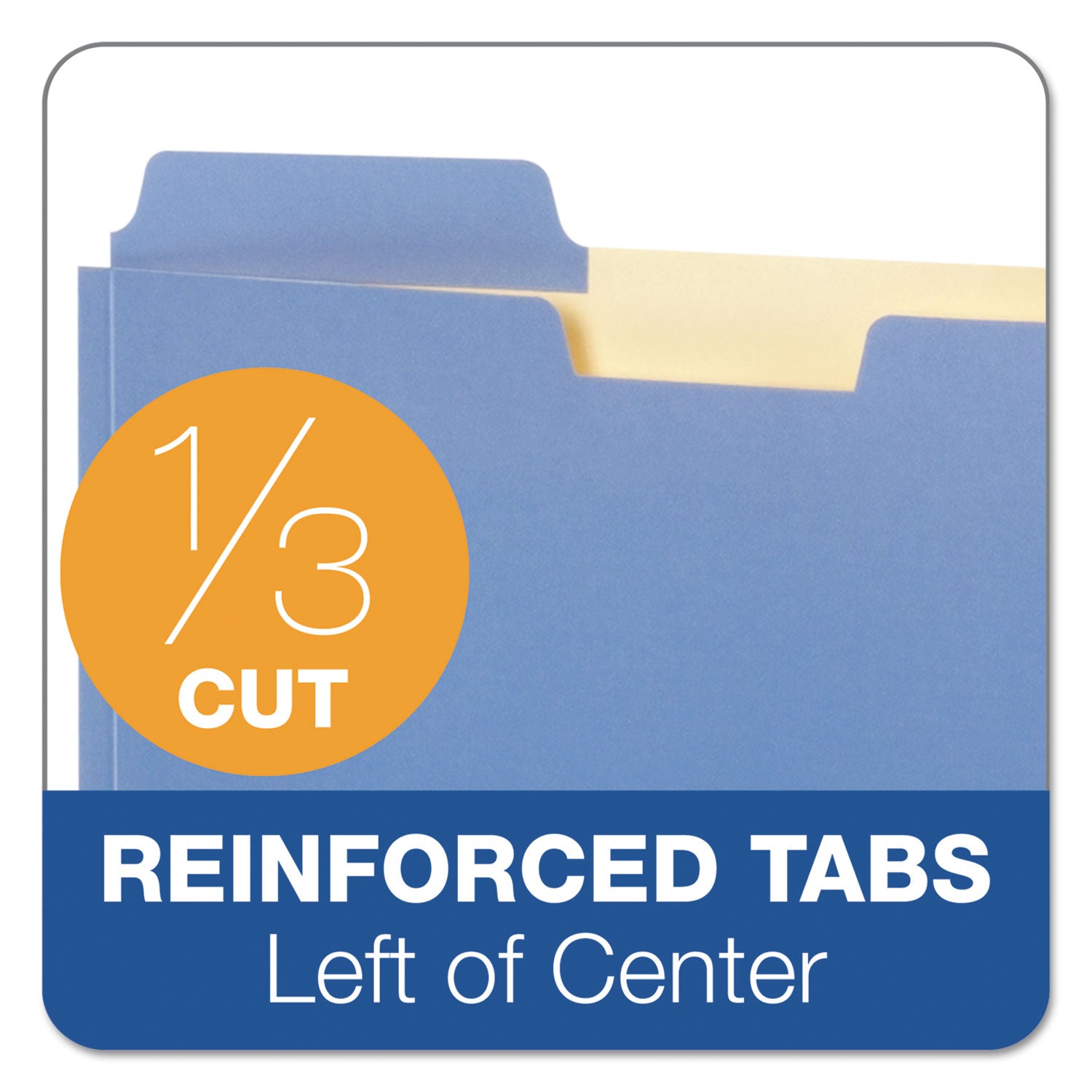 File Folder Pocket, 0.75" Expansion, Letter Size, Assorted Colors, 10/Pack