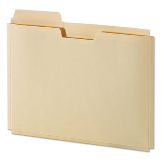 File Folder Pocket, 0.75" Expansion, Letter Size, Manila, 10/Pack