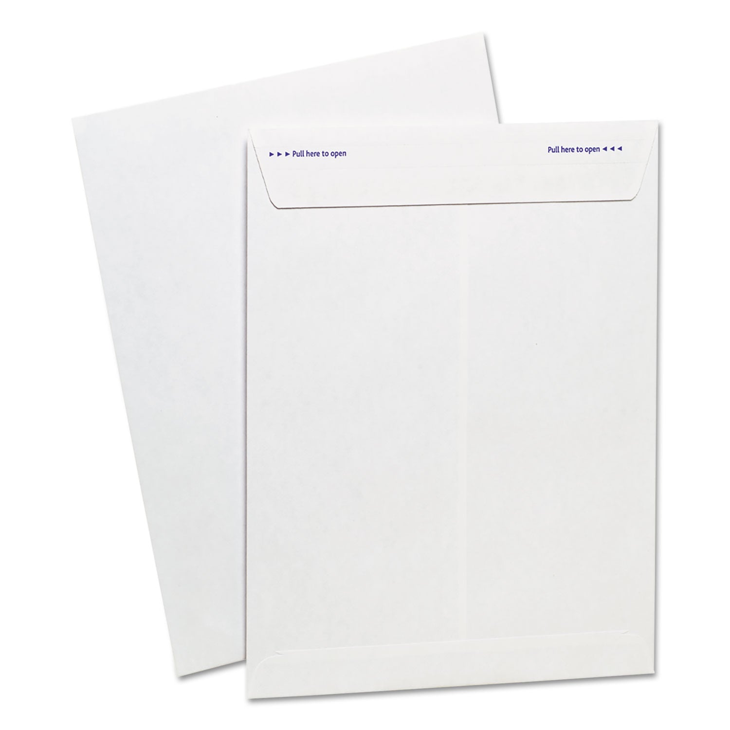 Gold Fibre Fastrip Release and Seal Catalog Envelope, #10 1/2, Cheese Blade Flap, Self-Adhesive Closure, 9 x 12, White,100/BX - 