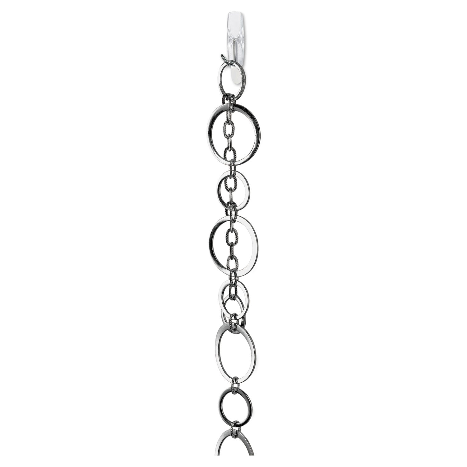 Clear Hooks and Strips, Medium, Plastic, 2 lb Capacity, 6 Hooks and 8 Strips/Pack - 