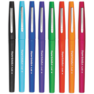 Point Guard Flair Felt Tip Porous Point Pen, Stick, Bold 1.4 mm, Assorted Ink and Barrel Colors, 48/Pack