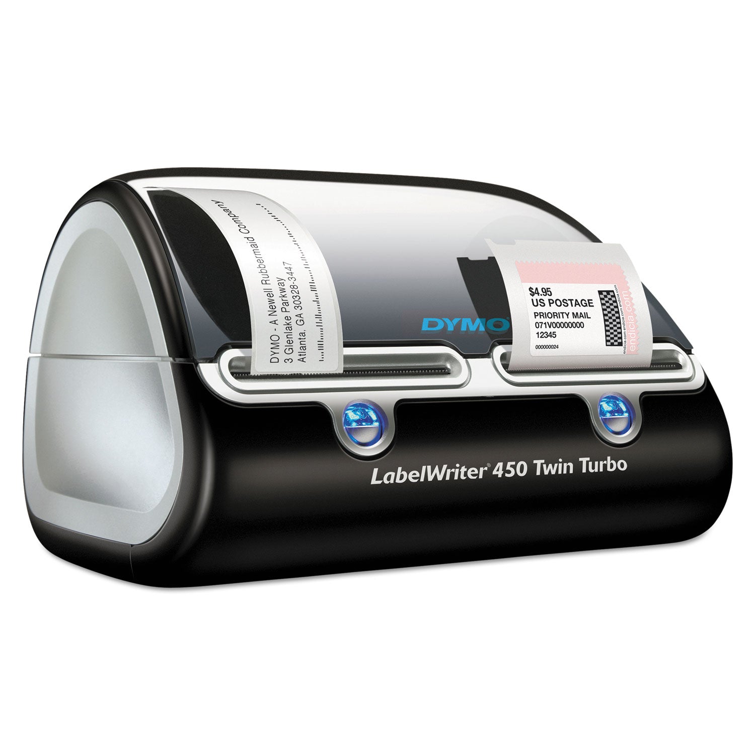 LabelWriter 450 Twin Turbo Label Printer, 71 Labels/min Print Speed, 5.5 x 8.4 x 7.4 - 