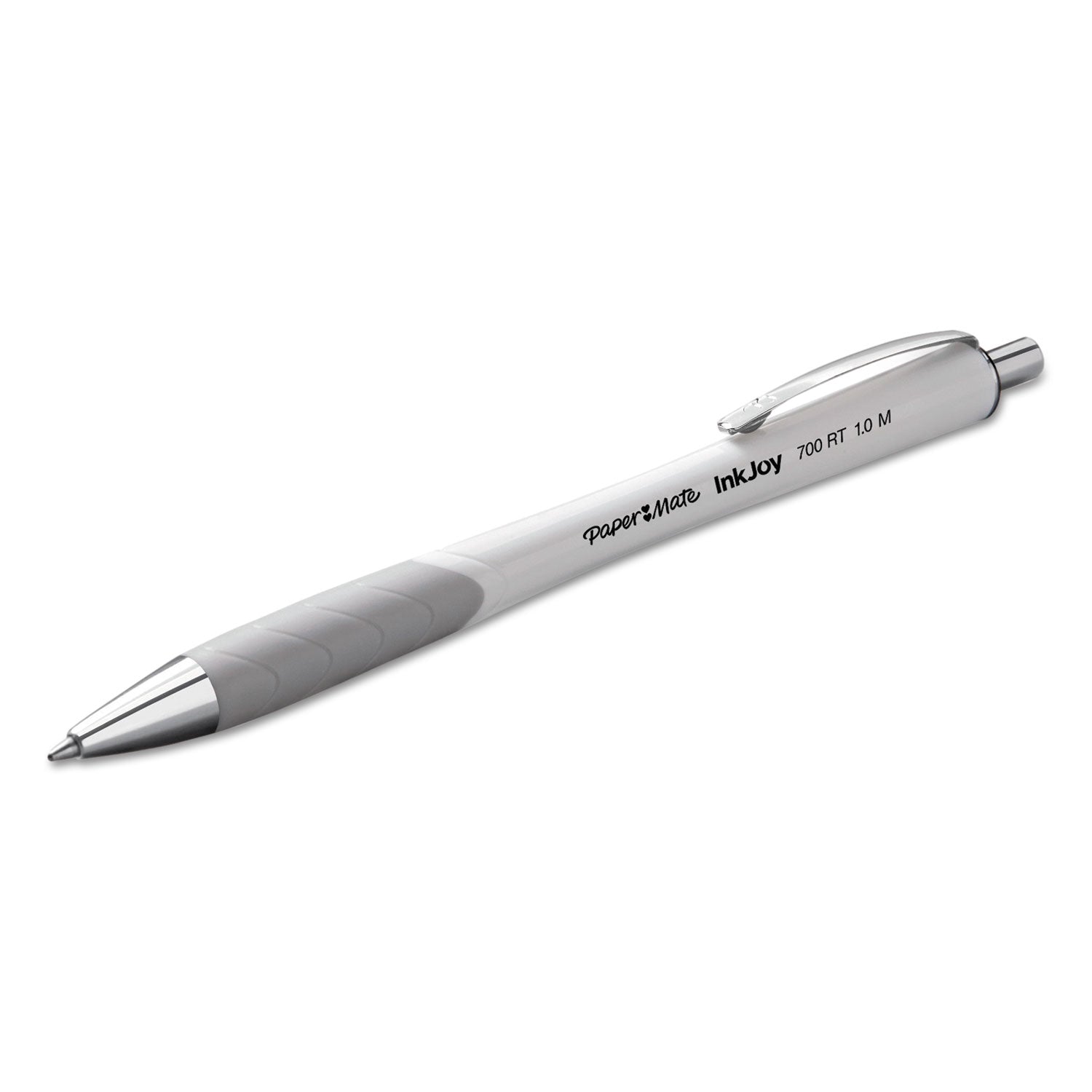 inkjoy-700-rt-ballpoint-pen-retractable-medium-1-mm-black-ink-white-gray-barrel-dozen_pap1951347 - 3