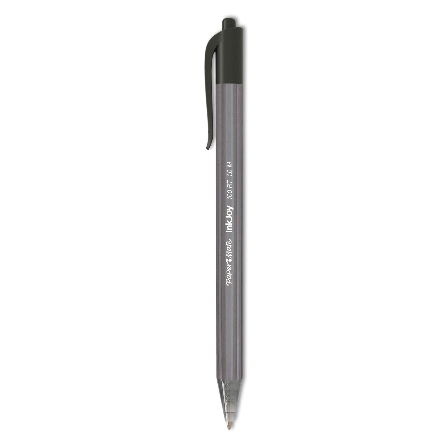 inkjoy-100-rt-ballpoint-pen-retractable-medium-1-mm-black-ink-smoke-black-barrel-20-pack_pap1951395 - 1