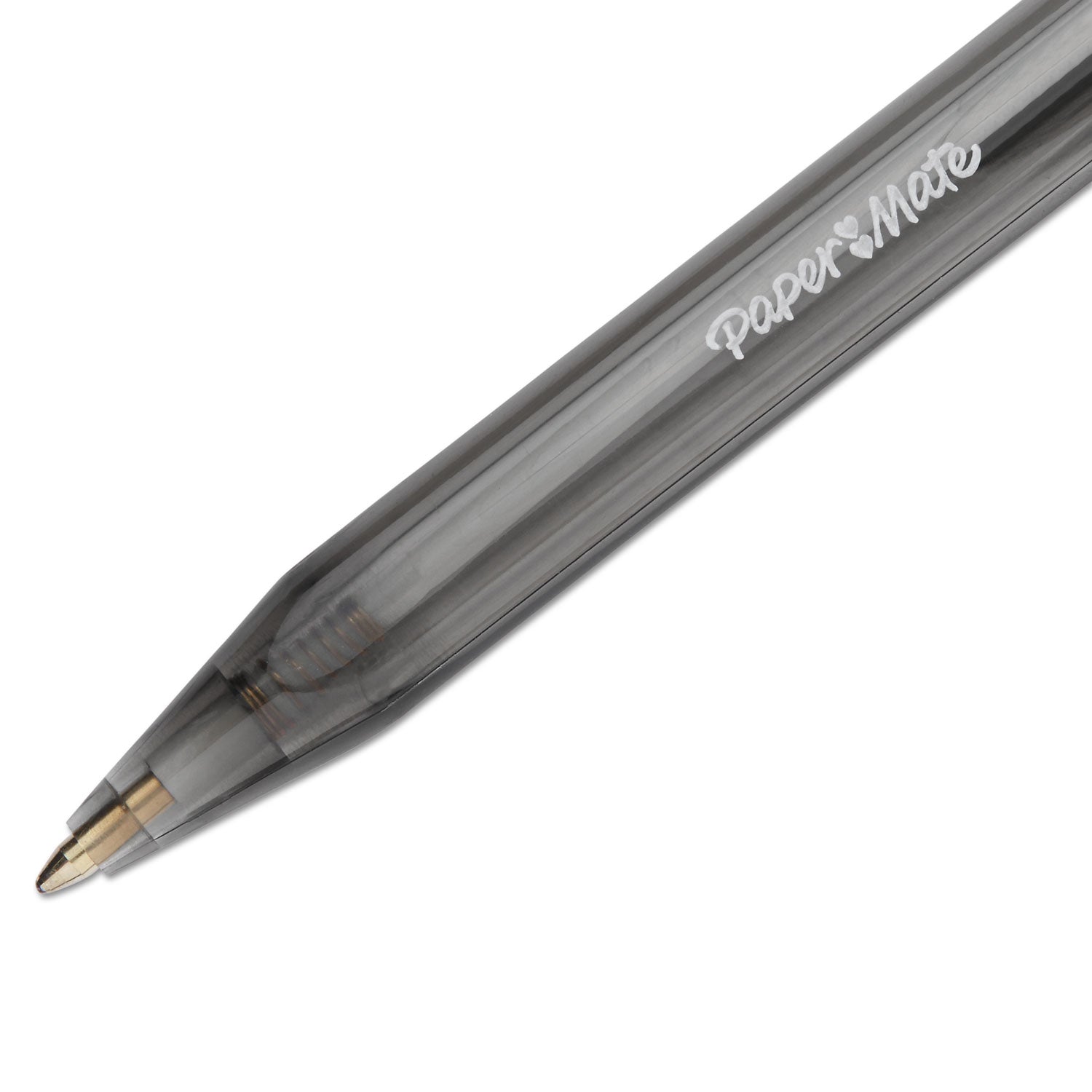 inkjoy-100-rt-ballpoint-pen-retractable-medium-1-mm-black-ink-smoke-black-barrel-dozen_pap1951254 - 4