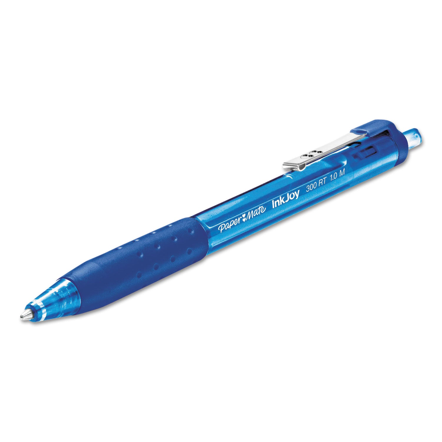 inkjoy-300-rt-ballpoint-pen-retractable-medium-1-mm-blue-ink-blue-barrel-dozen_pap1951259 - 3