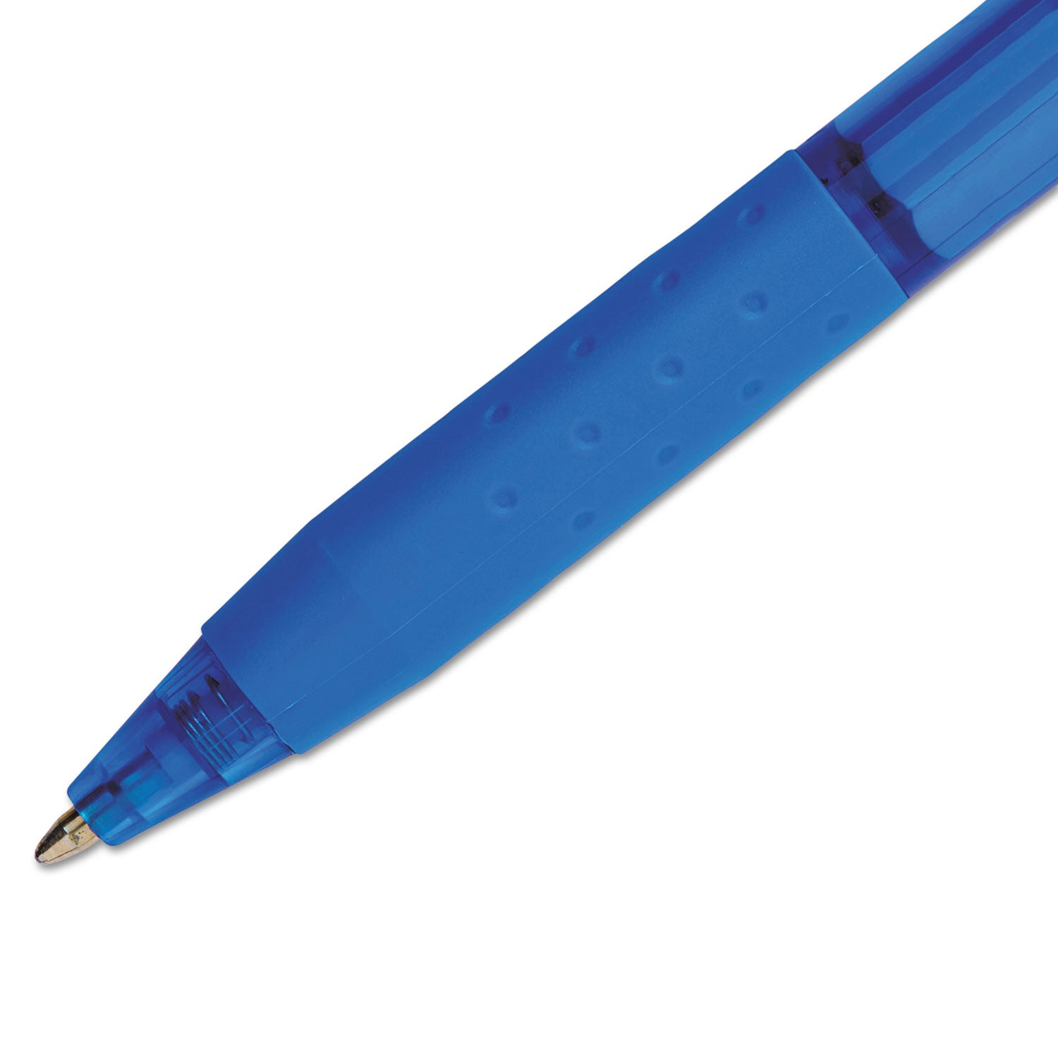inkjoy-300-rt-ballpoint-pen-retractable-medium-1-mm-blue-ink-blue-barrel-dozen_pap1951259 - 4