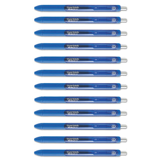 InkJoy Gel Pen, Retractable, Fine 0.5 mm, Blue Ink, Blue Barrel, Dozen