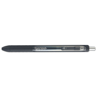 InkJoy Gel Pen, Retractable, Medium 0.7 mm, Black Ink, Black Barrel, Dozen