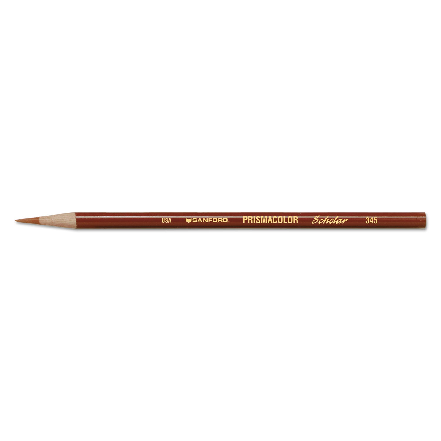 Scholar Colored Pencil Set, 3 mm, 2B, Assorted Lead and Barrel Colors, 24/Pack - 