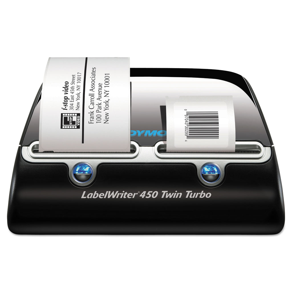 LabelWriter 450 Twin Turbo Label Printer, 71 Labels/min Print Speed, 5.5 x 8.4 x 7.4