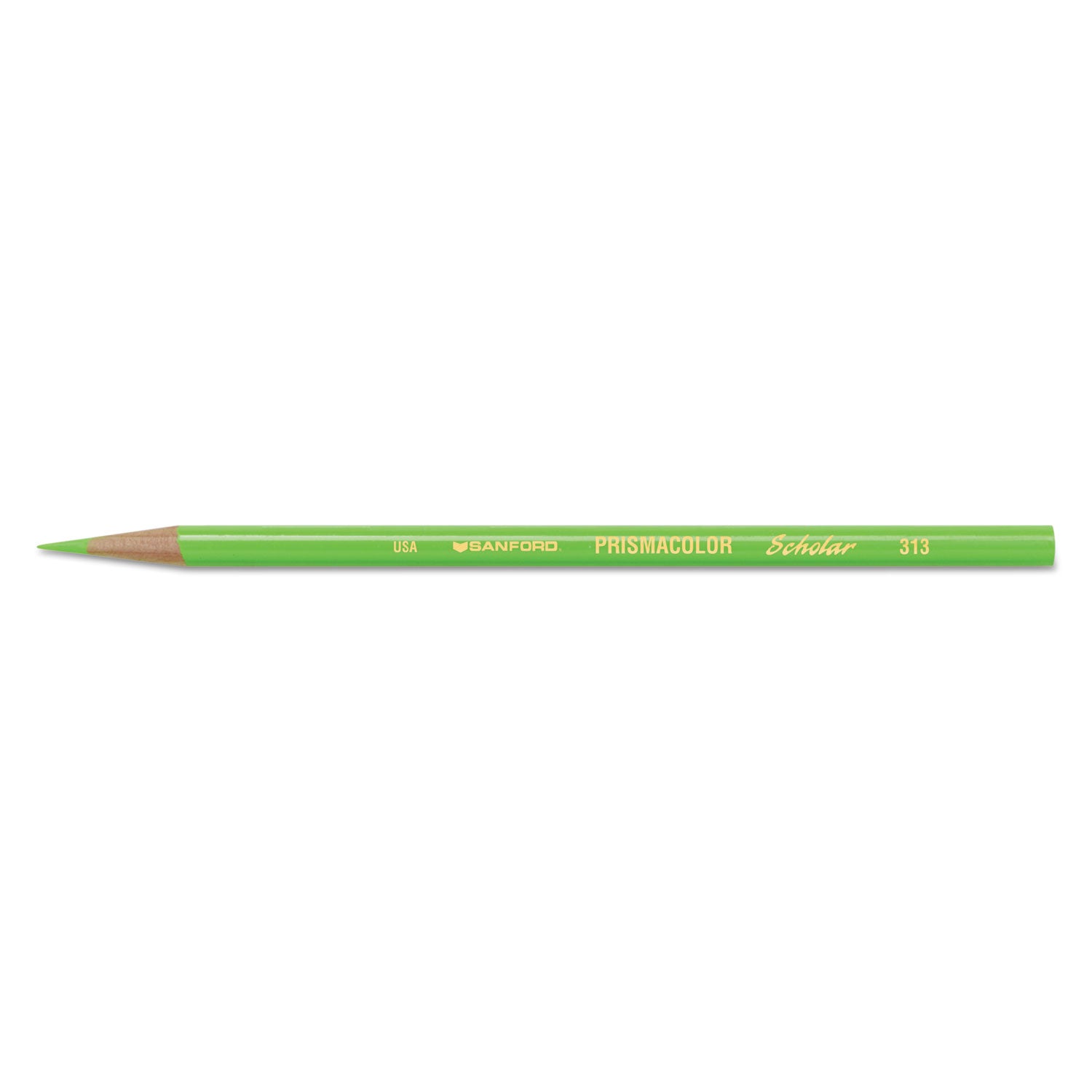 Scholar Colored Pencil Set, 3 mm, 2B, Assorted Lead and Barrel Colors, Dozen