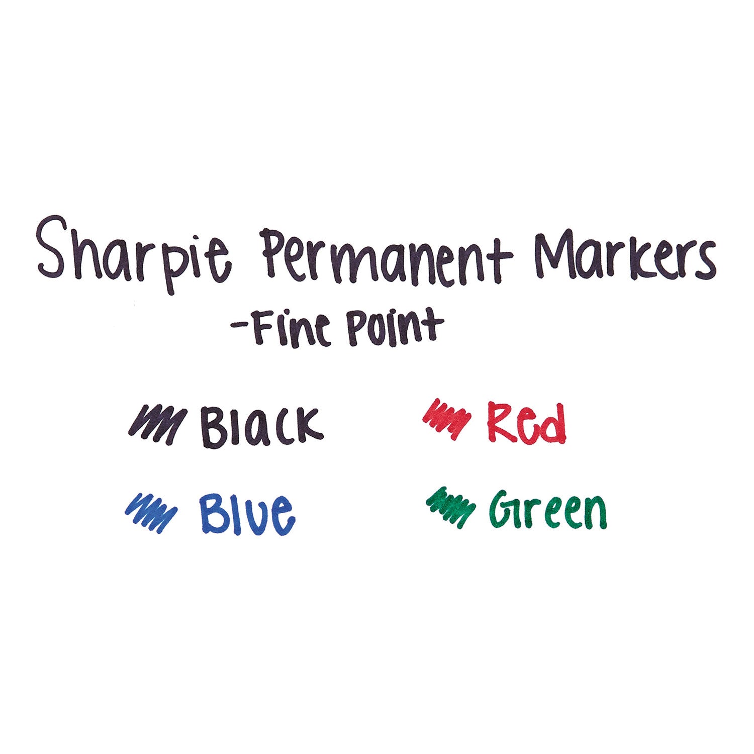 Fine Tip Permanent Marker, Fine Bullet Tip, Red, Dozen