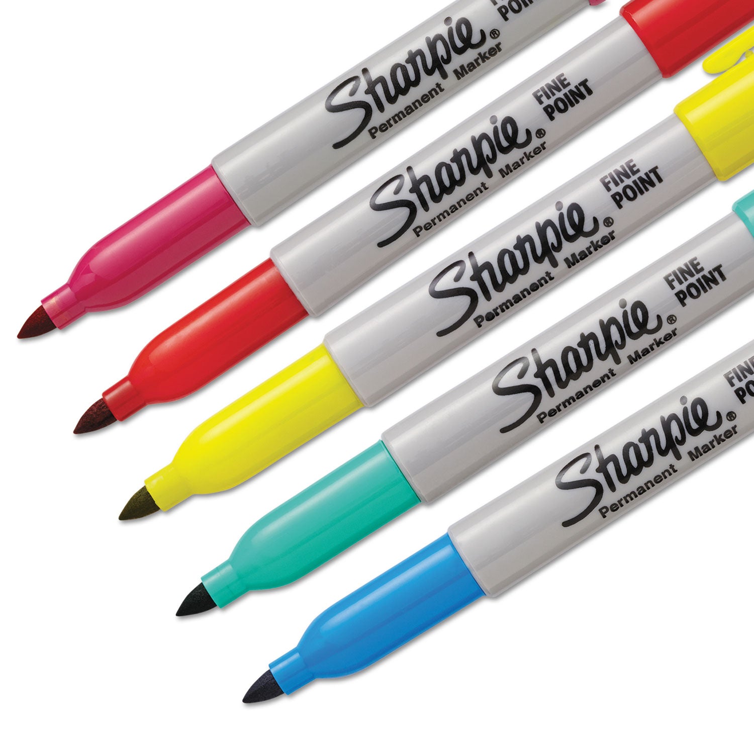 Fine Tip Permanent Marker, Fine Bullet Tip, Assorted Classic and Limited Edition Color Burst Colors, 24/Pack