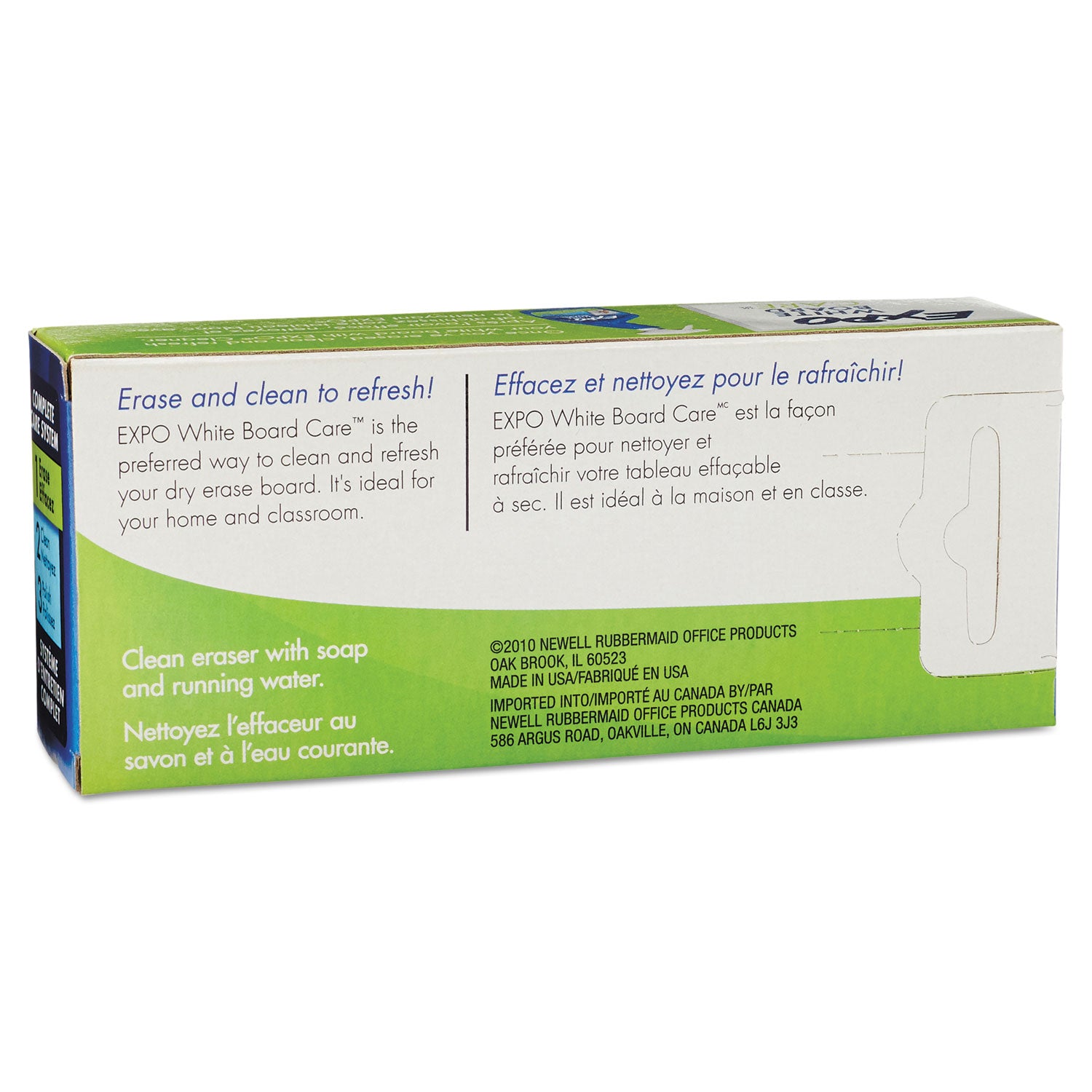 White Board CARE Dry Erase Eraser, 5.13" x 1.25