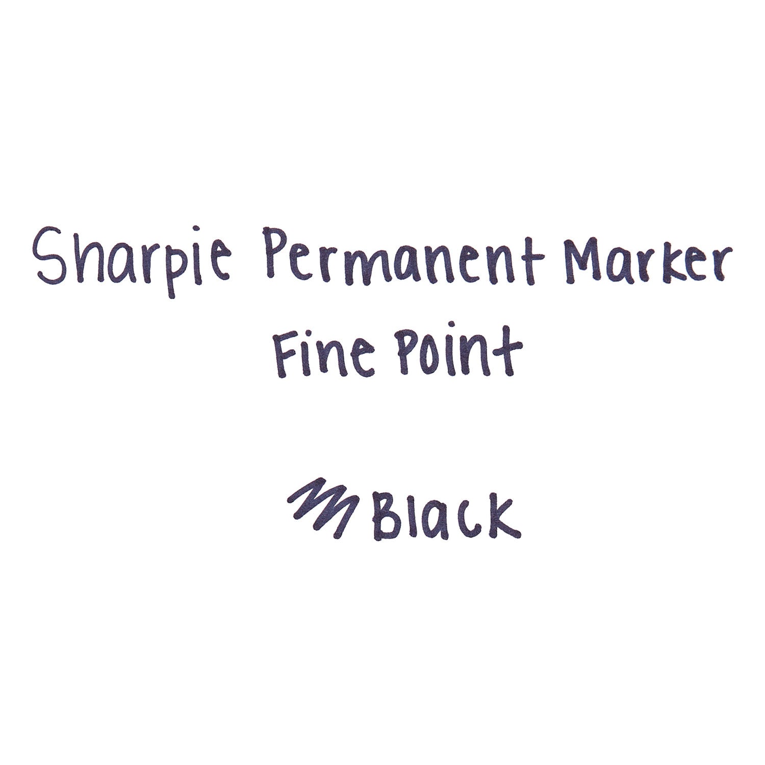 Fine Tip Permanent Marker Value Pack, Fine Bullet Tip, Black, 36/Pack
