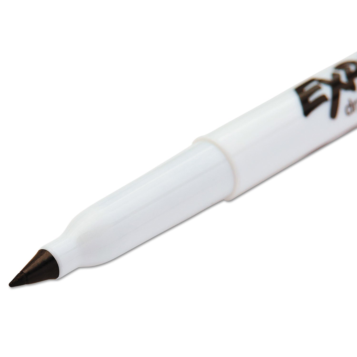 Low-Odor Dry-Erase Marker, Extra-Fine Bullet Tip, Black - 