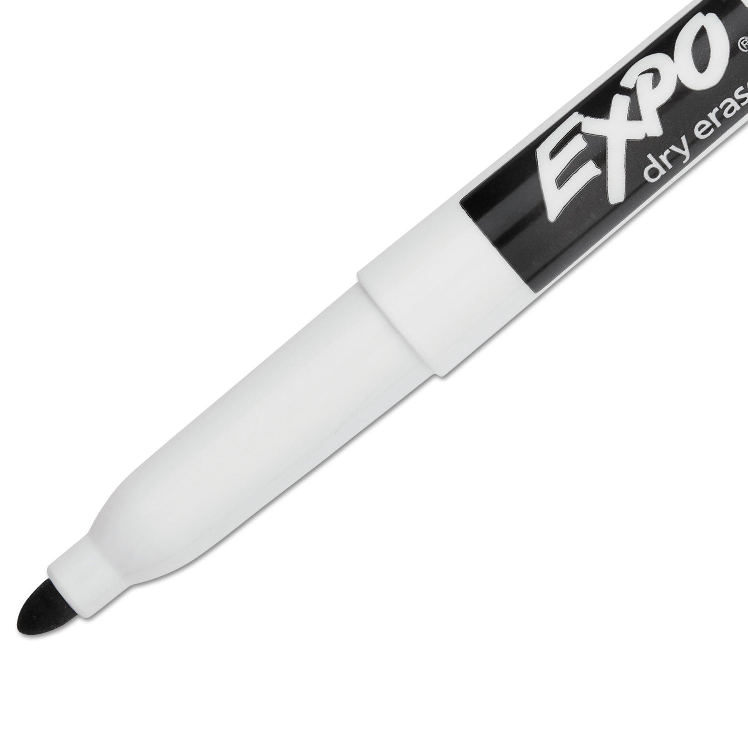 Low-Odor Dry-Erase Marker Value Pack, Fine Bullet Tip, Black, 36/Box - 