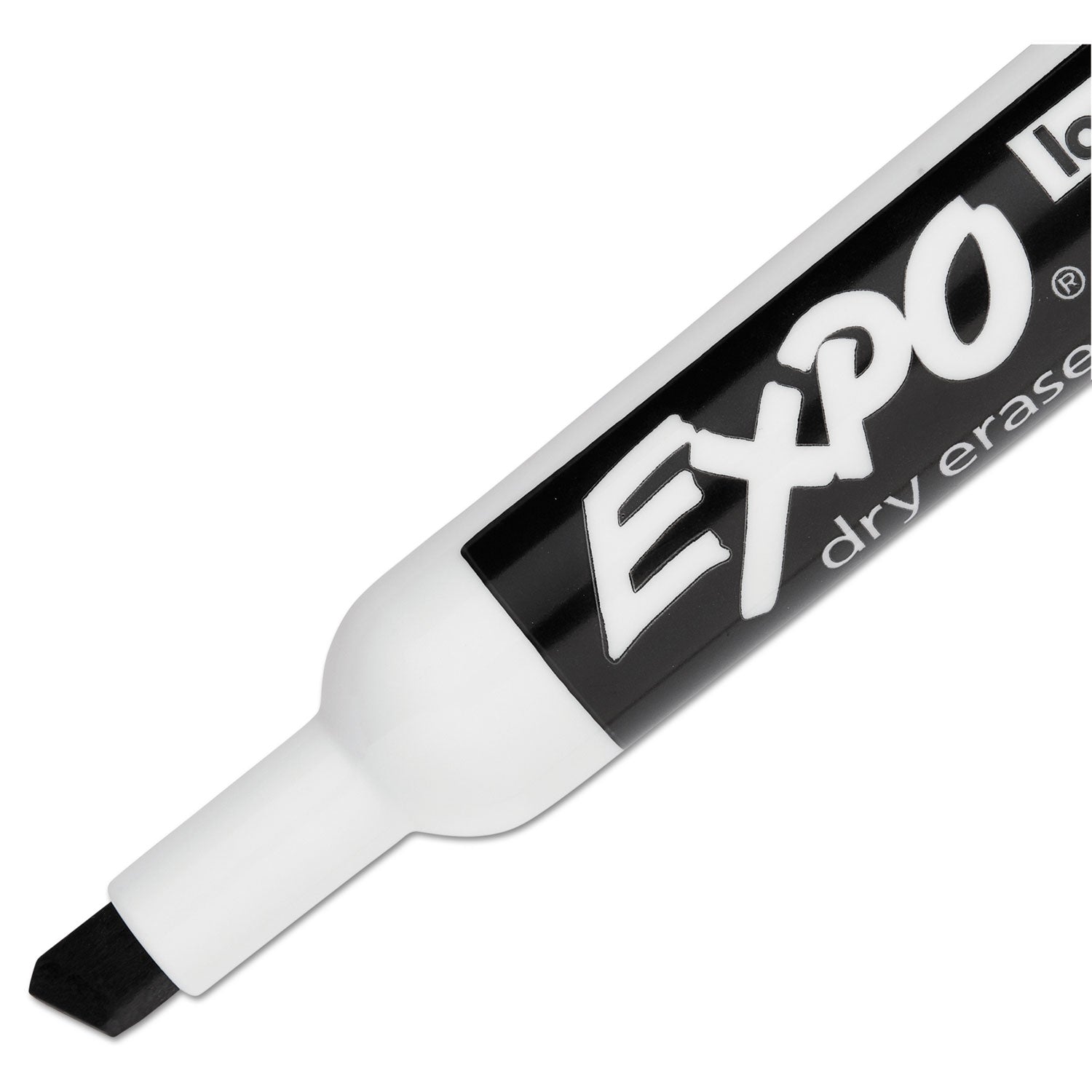 Low-Odor Dry-Erase Marker Value Pack, Broad Chisel Tip, Black, 36/Box - 