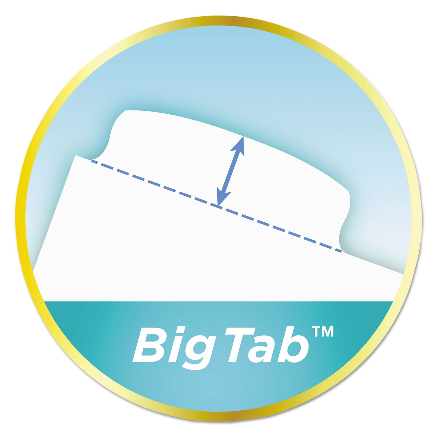 Big Tab Ultralast Plastic Dividers, 8-Tab, 11 x 8.5, Assorted, 1 Set - 