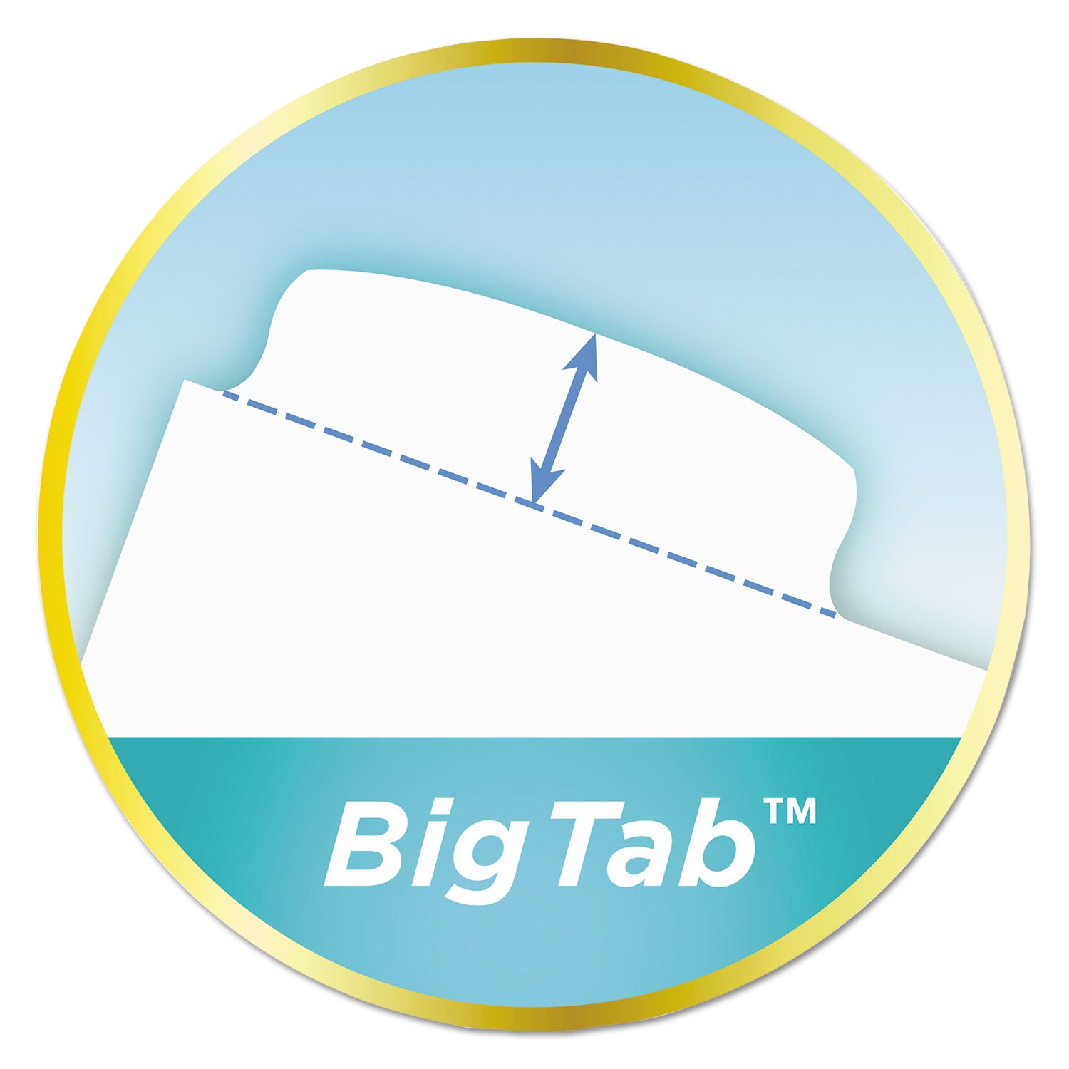 Big Tab Ultralast Plastic Dividers, 5-Tab, 11 x 8.5, Assorted, 1 Set - 