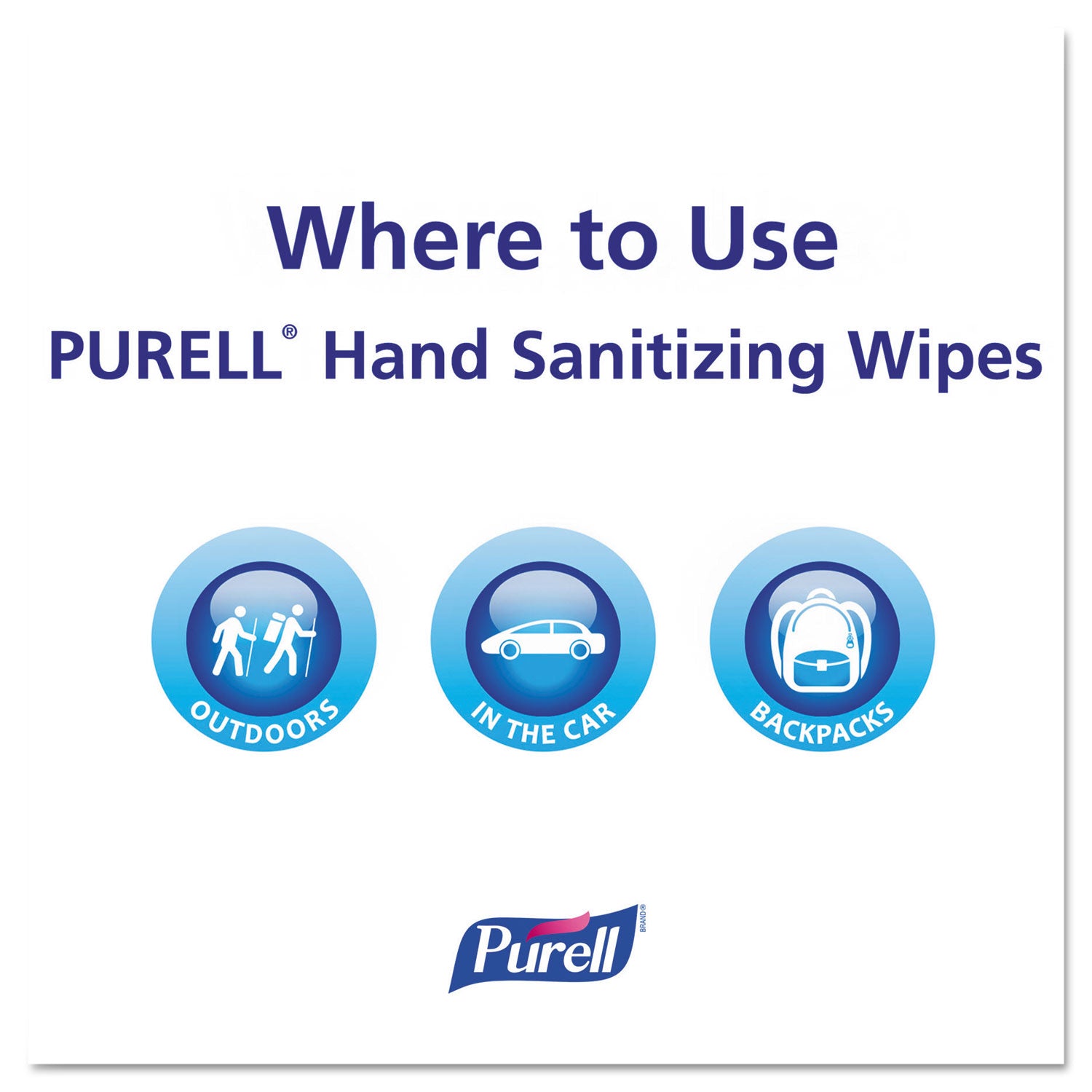 Premoistened Hand Sanitizing Wipes, 5.78 x 7, Fresh Citrus, White, 100/Canister, 12 Canisters/Carton - 