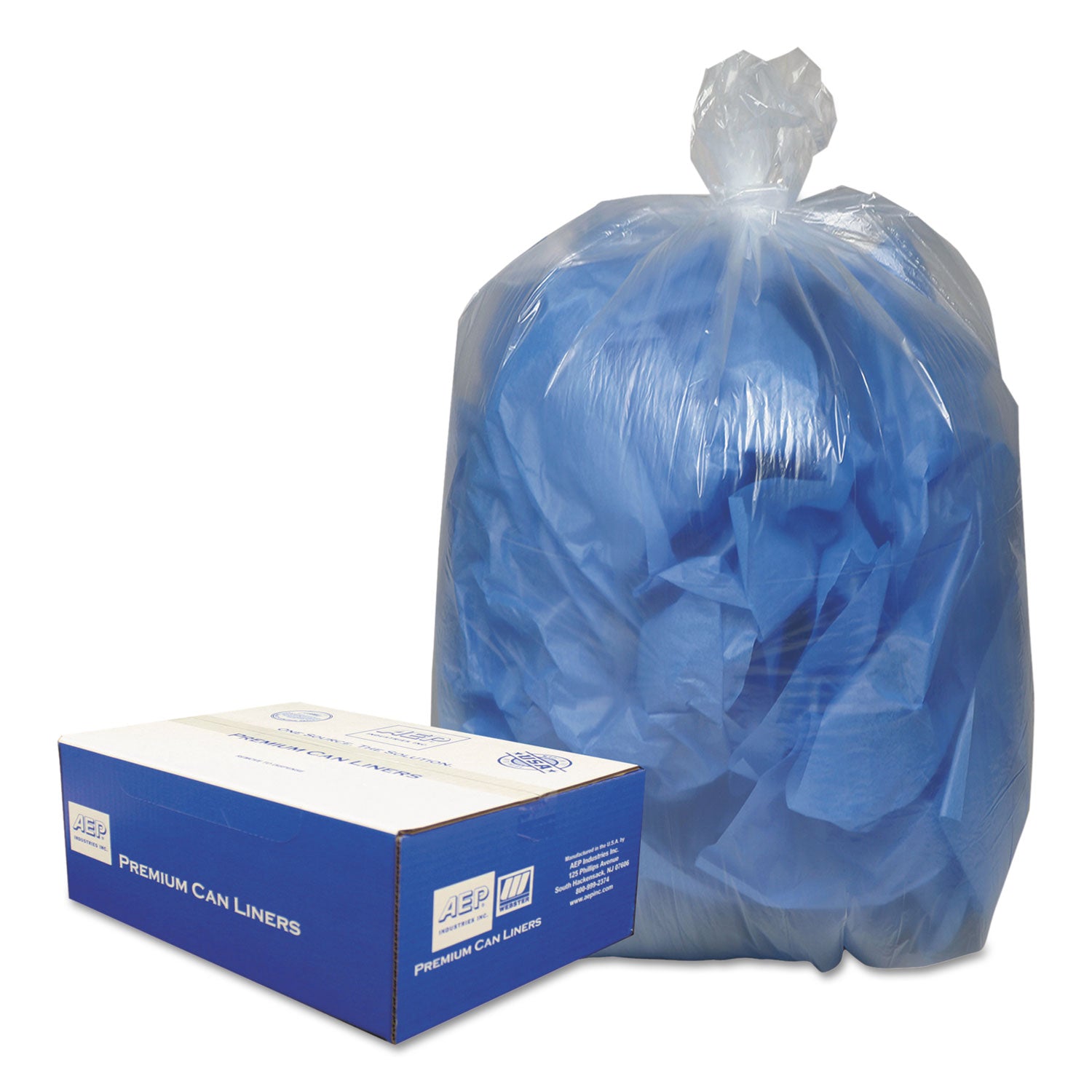 linear-low-density-can-liners-60-gal-09-mil-38-x-58-clear-10-bags-roll-10-rolls-carton_wbi385822c - 1