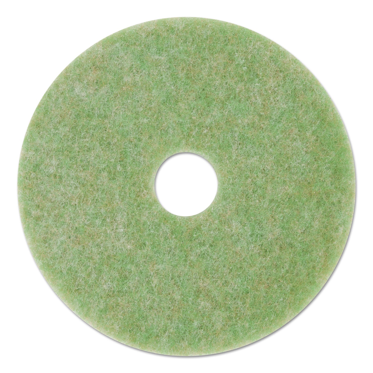 low-speed-topline-autoscrubber-floor-pads-5000-20-diameter-green-amber-5-carton_mmm18052 - 1