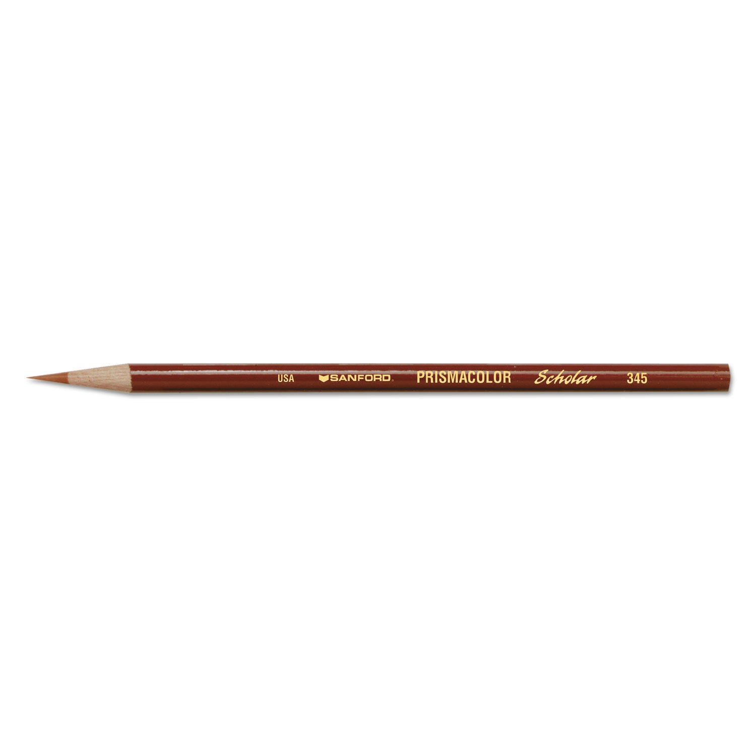 Scholar Colored Pencil Set, 3 mm, 2B, Assorted Lead and Barrel Colors, Dozen - 