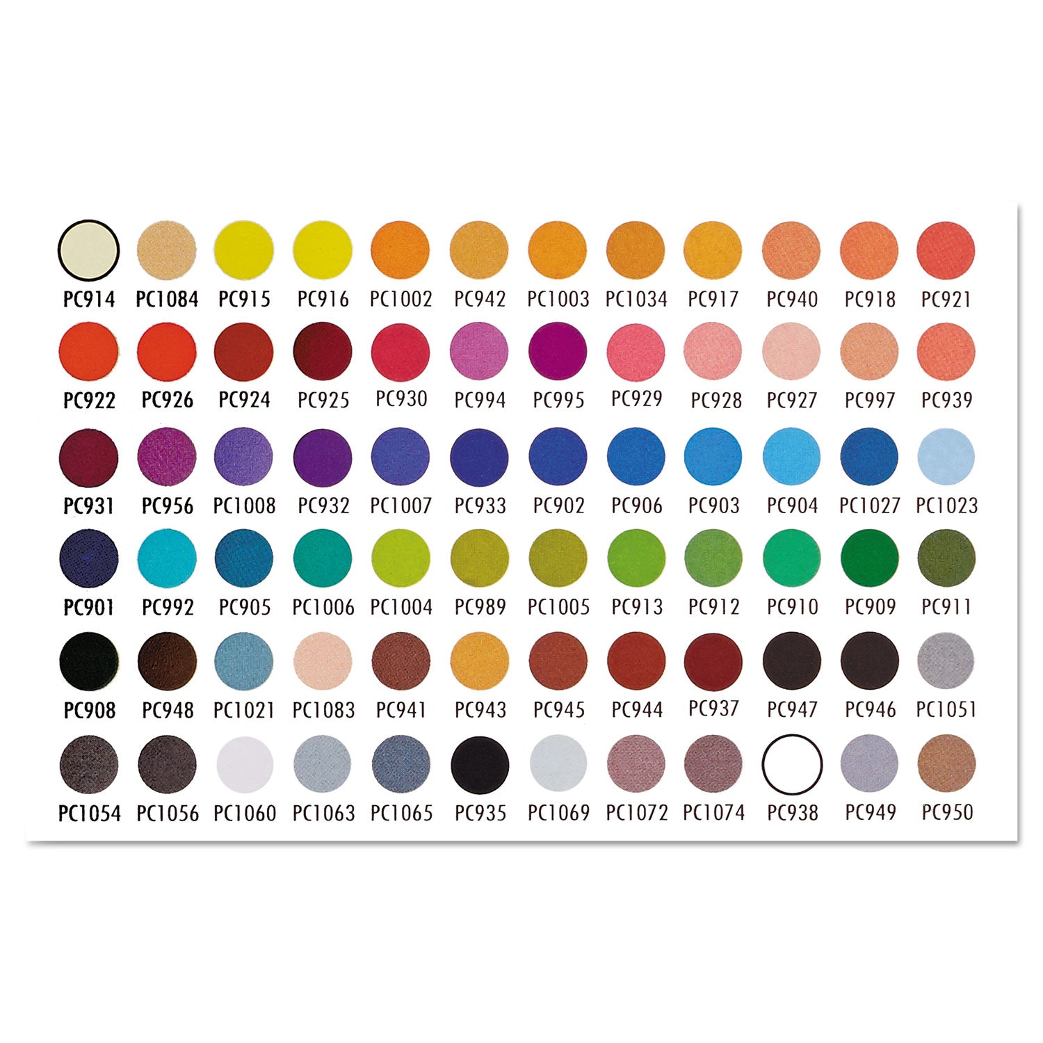 Premier Colored Pencil, 0.7 mm, 2H (#4), Assorted Lead and Barrel Colors, 72/Pack