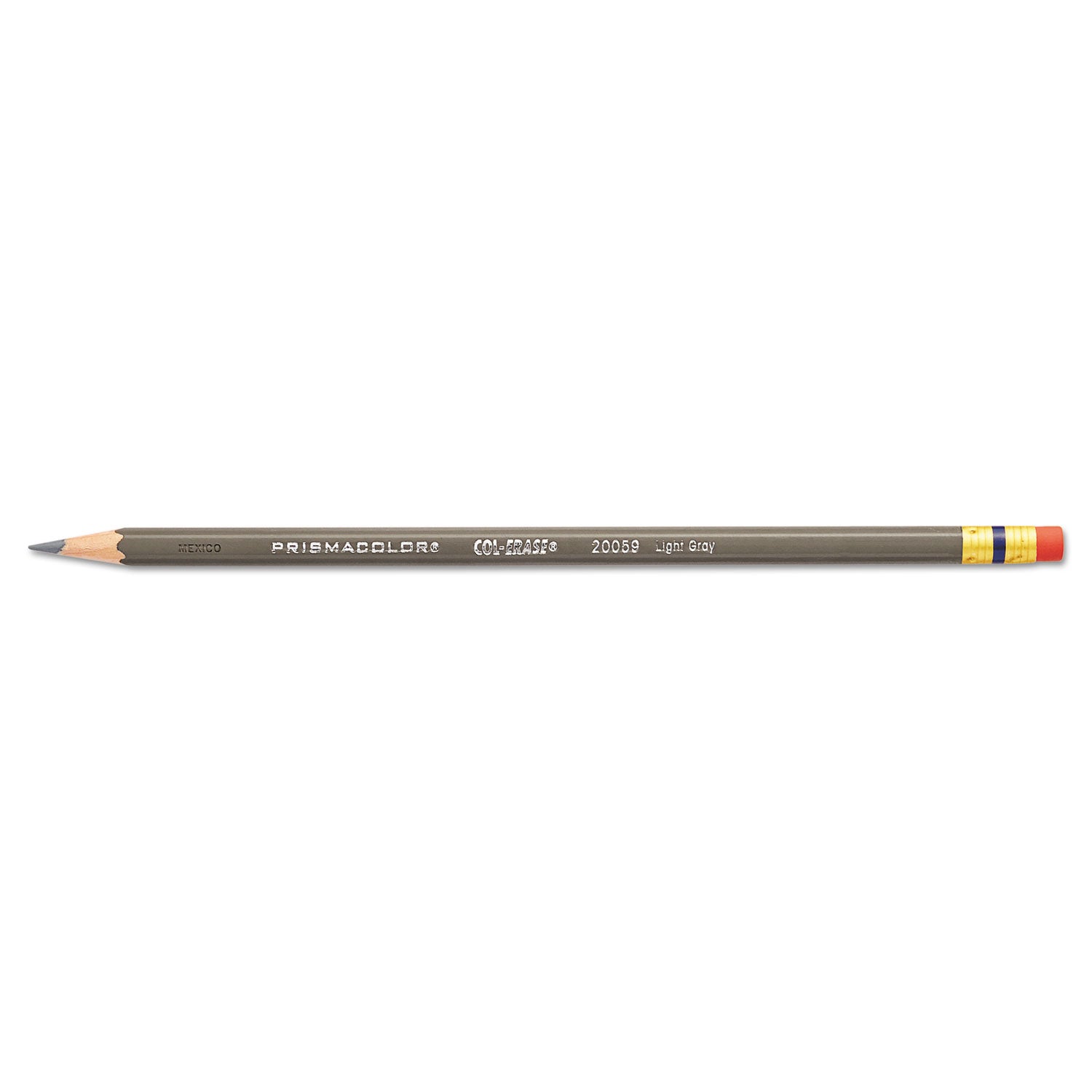 Col-Erase Pencil with Eraser, 0.7 mm, 2B, Assorted Lead and Barrel Colors, 24/Pack - 