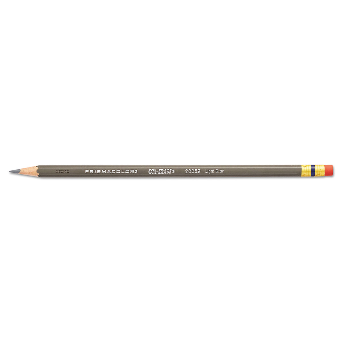 Col-Erase Pencil with Eraser, 0.7 mm, 2B, Assorted Lead and Barrel Colors, 24/Pack