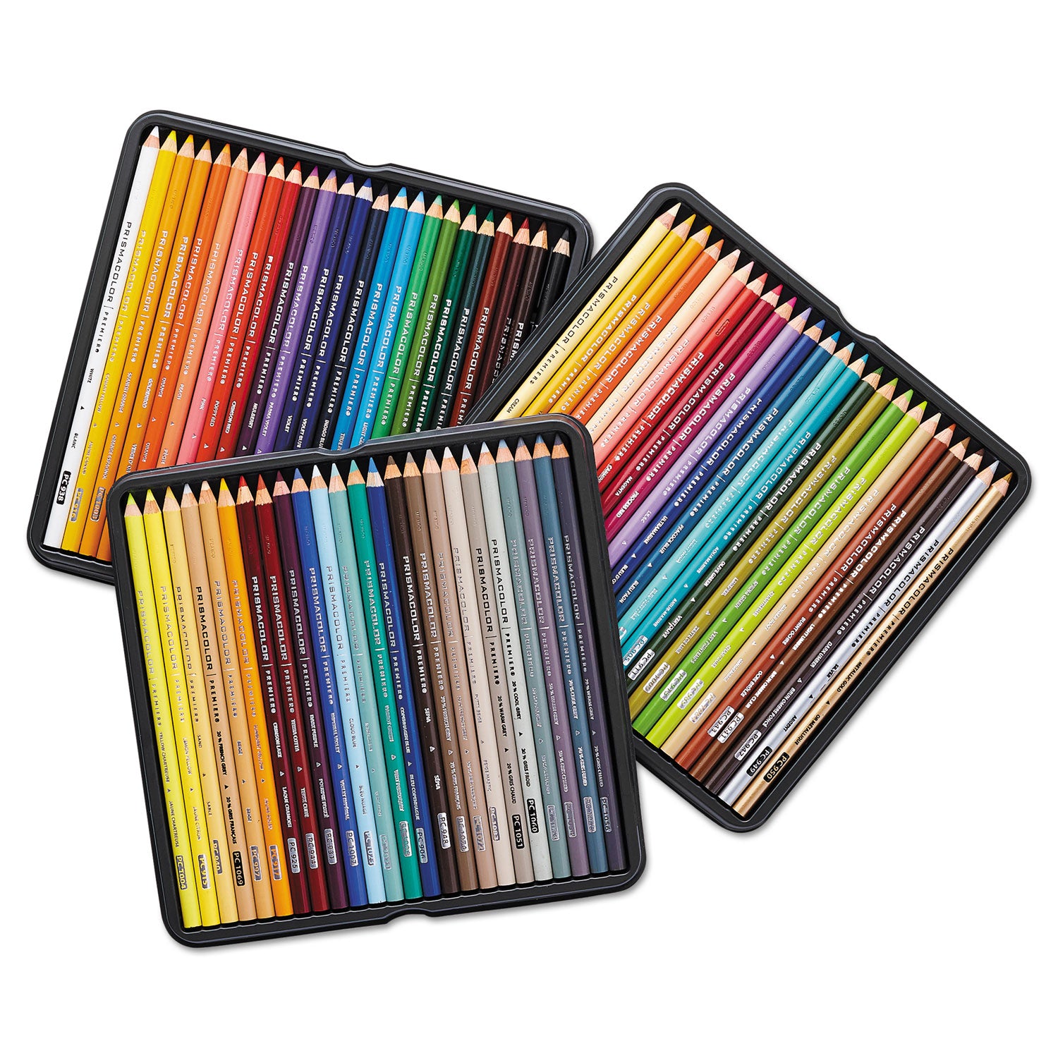 Premier Colored Pencil, 0.7 mm, 2H (#4), Assorted Lead and Barrel Colors, 72/Pack - 