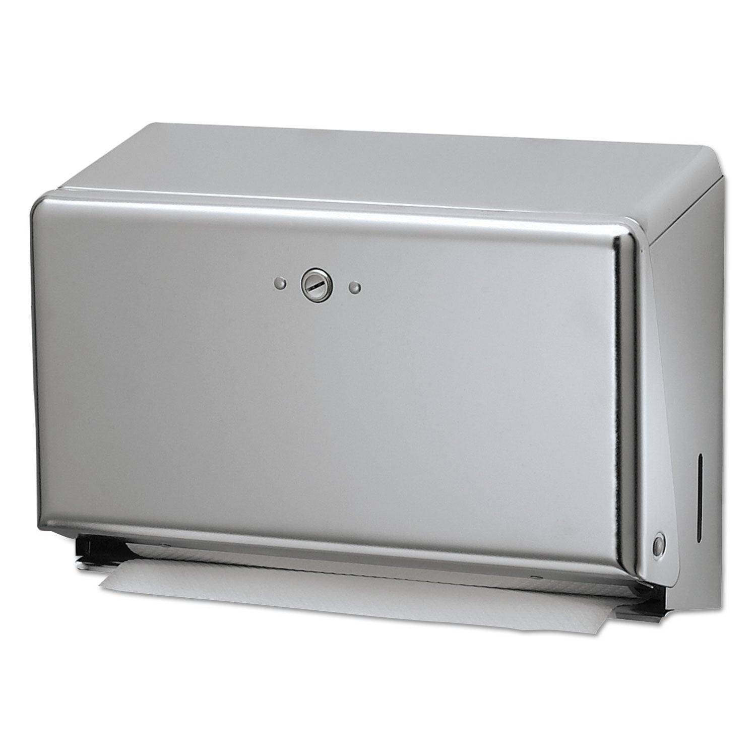 Mini C-Fold/Multifold Towel Dispenser, 11.13 x 3.88 x 7.88, Chrome - 