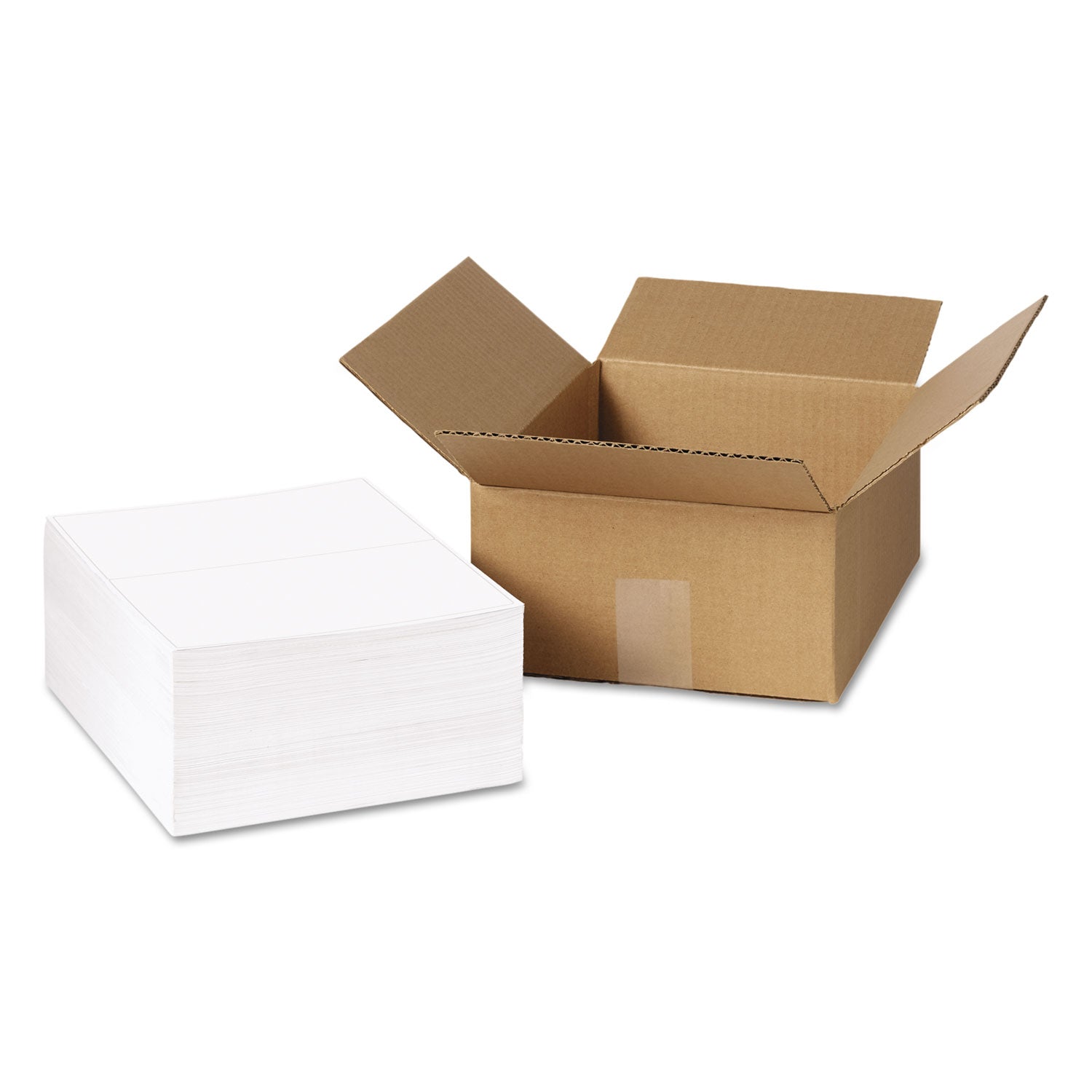 Shipping Labels w/ TrueBlock Technology, Inkjet/Laser Printers, 5.5 x 8.5, White, 2/Sheet, 500 Sheets/Box
