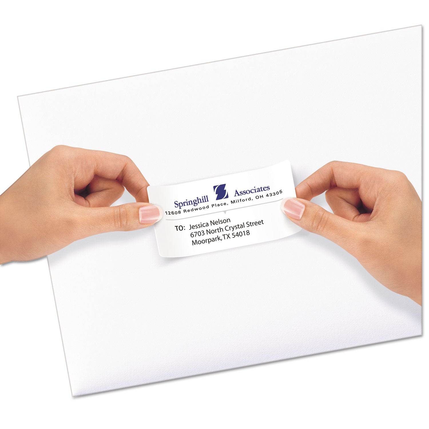 Repositionable Address Labels w/Sure Feed, Inkjet/Laser, 2 x 4, White, 250/Box