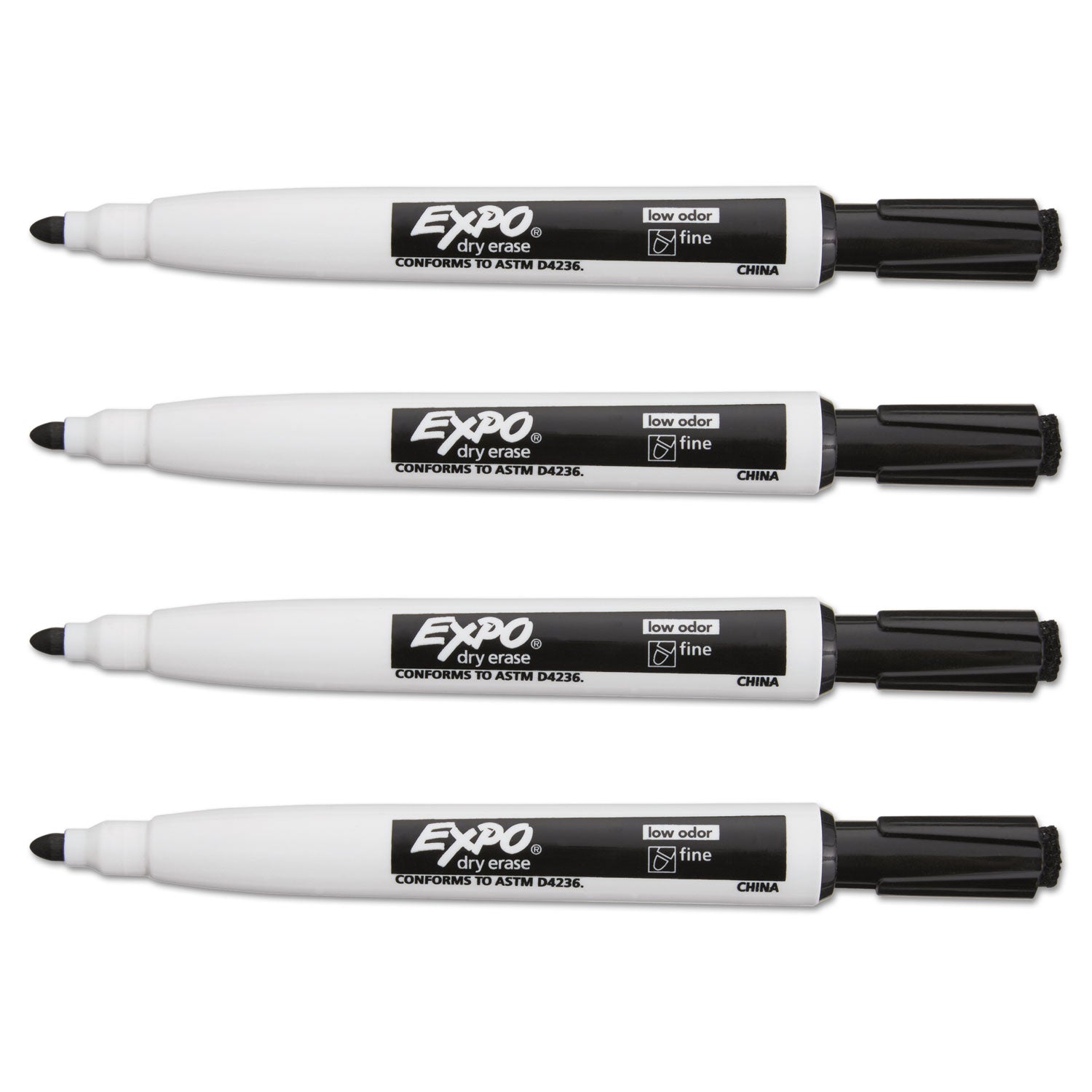 magnetic-dry-erase-marker-fine-bullet-tip-black-4-pack_san1944745 - 4