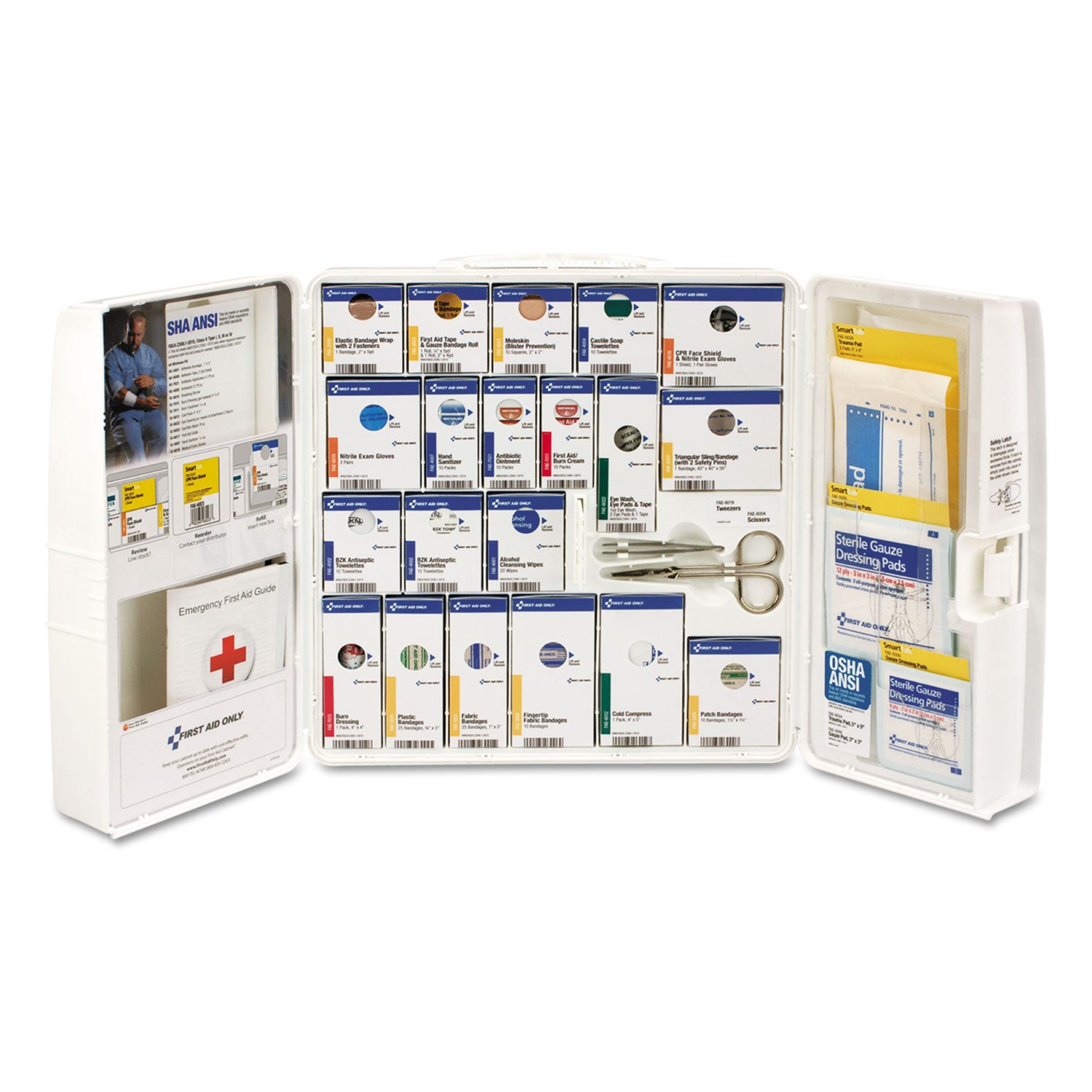 ansi-2015-smartcompliance-general-business-first-aid-station-50-people-202-pieces-plastic-case_fao90580021 - 2