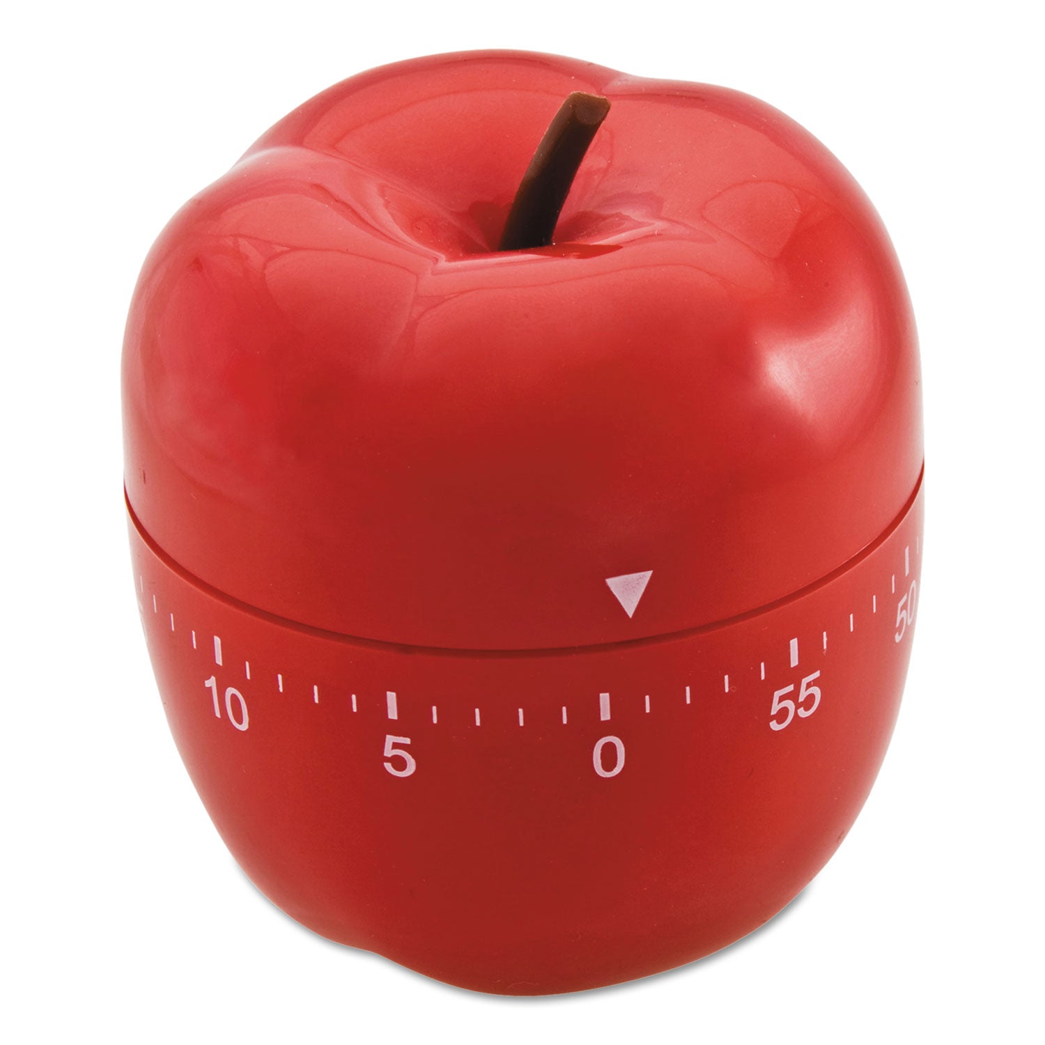 Shaped Timer, 4" Diameter x 4"h, Red Apple - 