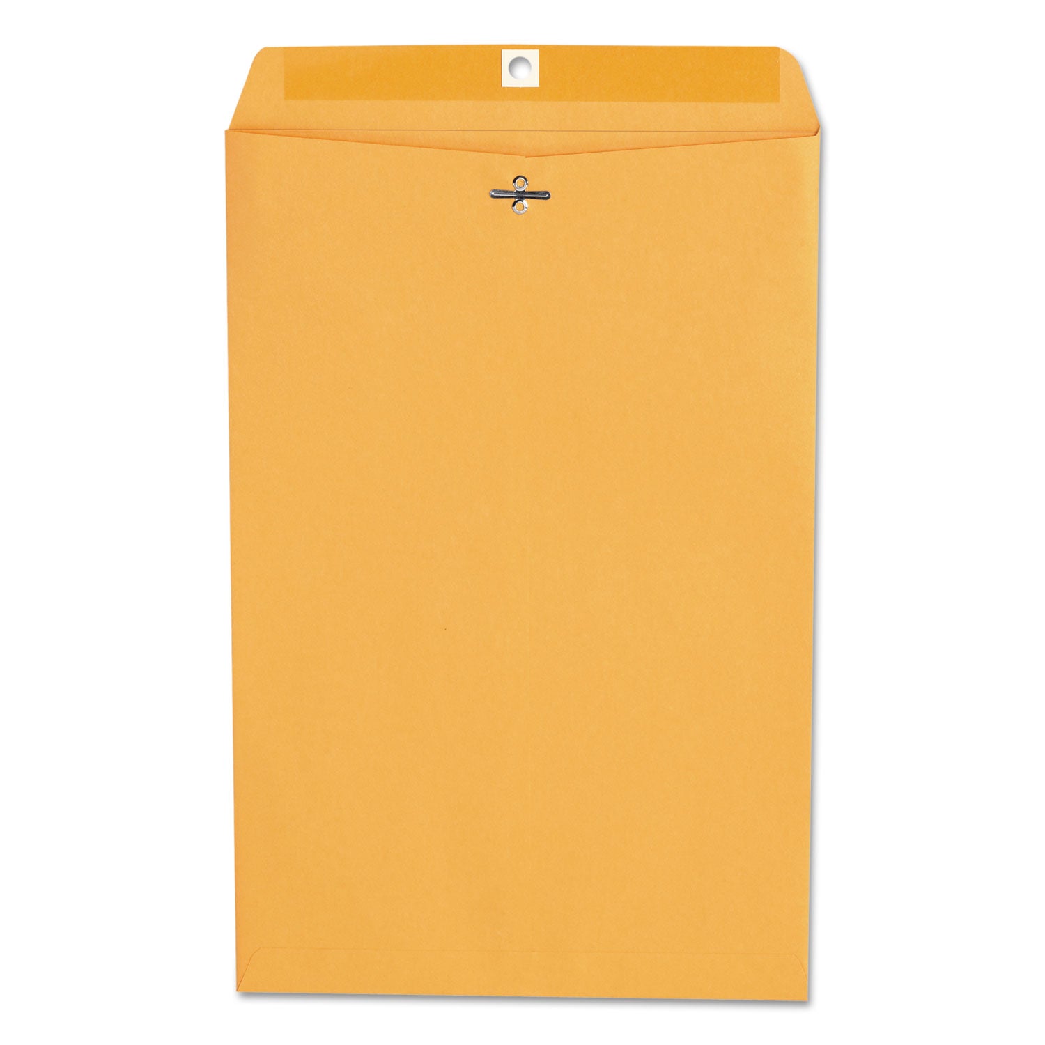 Kraft Clasp Envelope, #98, Square Flap, Clasp/Gummed Closure, 10 x 15, Brown Kraft, 100/Box - 