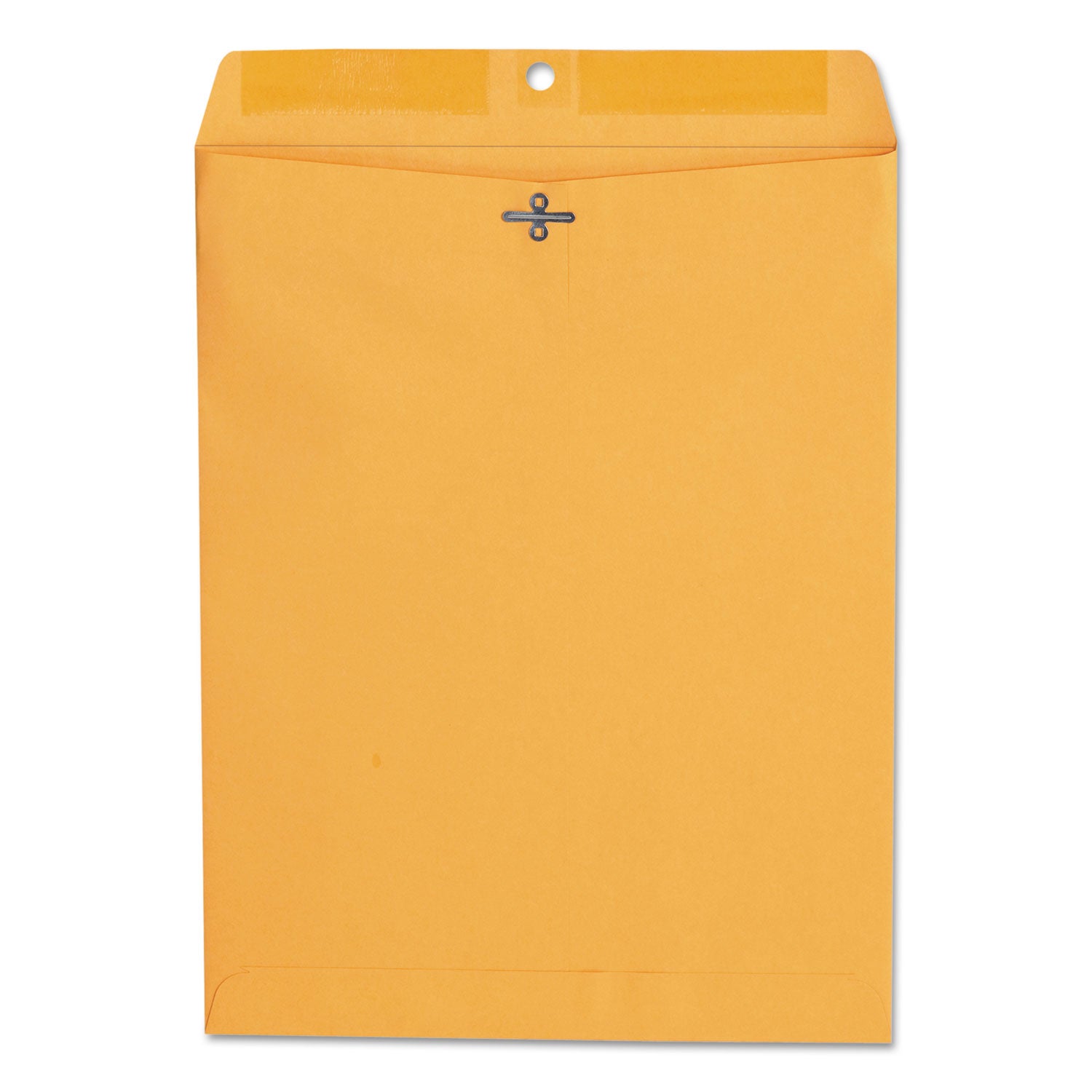 Kraft Clasp Envelope, 28 lb Bond Weight Kraft, #97, Square Flap, Clasp/Gummed Closure, 10 x 13, Brown Kraft, 100/Box - 