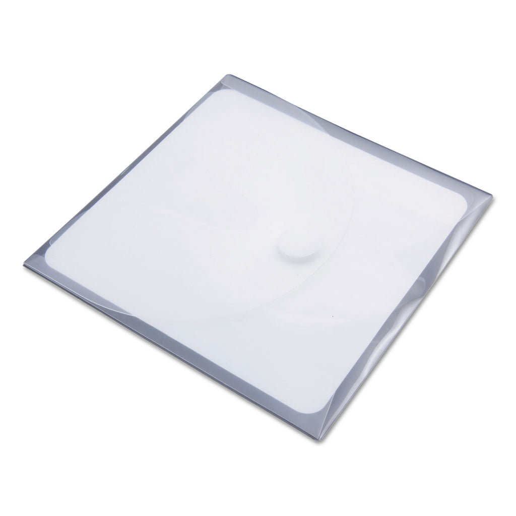 CD Pocket, 1 Disc Capacity, Clear/White, 5/Pack - 