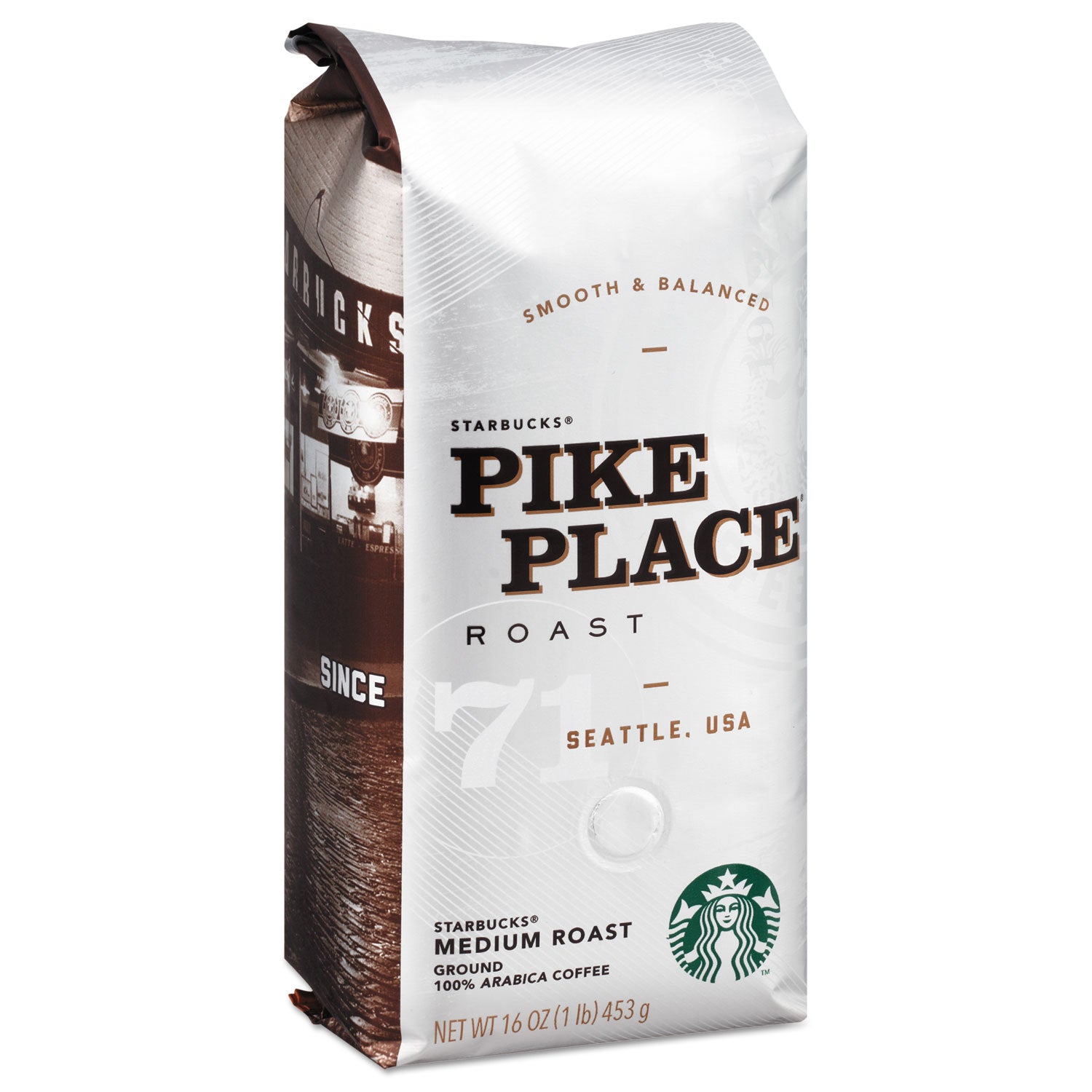 Coffee, Pike Place, Ground, 1lb Bag - 
