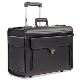 Catalog Case on Wheels, Fits Devices Up to 17.3", Koskin, 19 x 9 x 15.5, Black - 