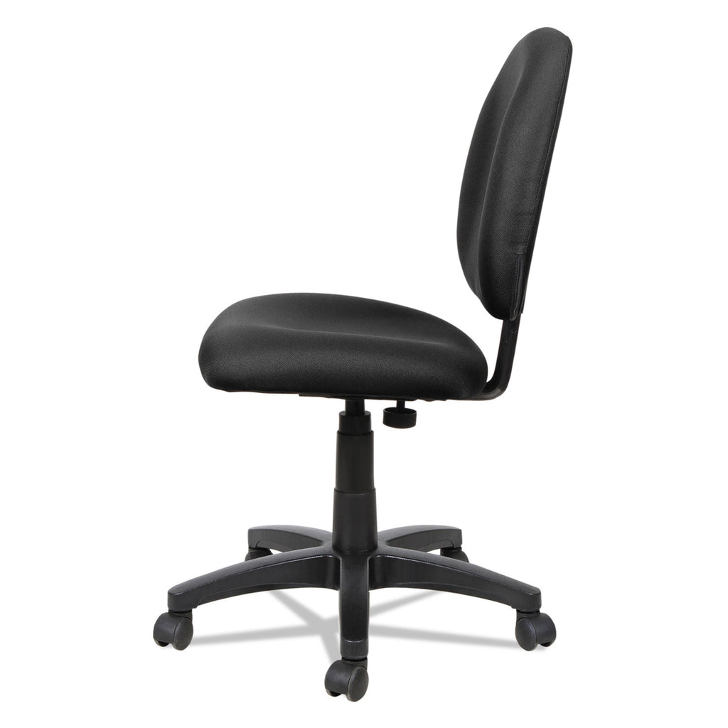 Alera Essentia Series Swivel Task Chair, Supports Up to 275 lb, 17.71" to 22.44" Seat Height, Black - 