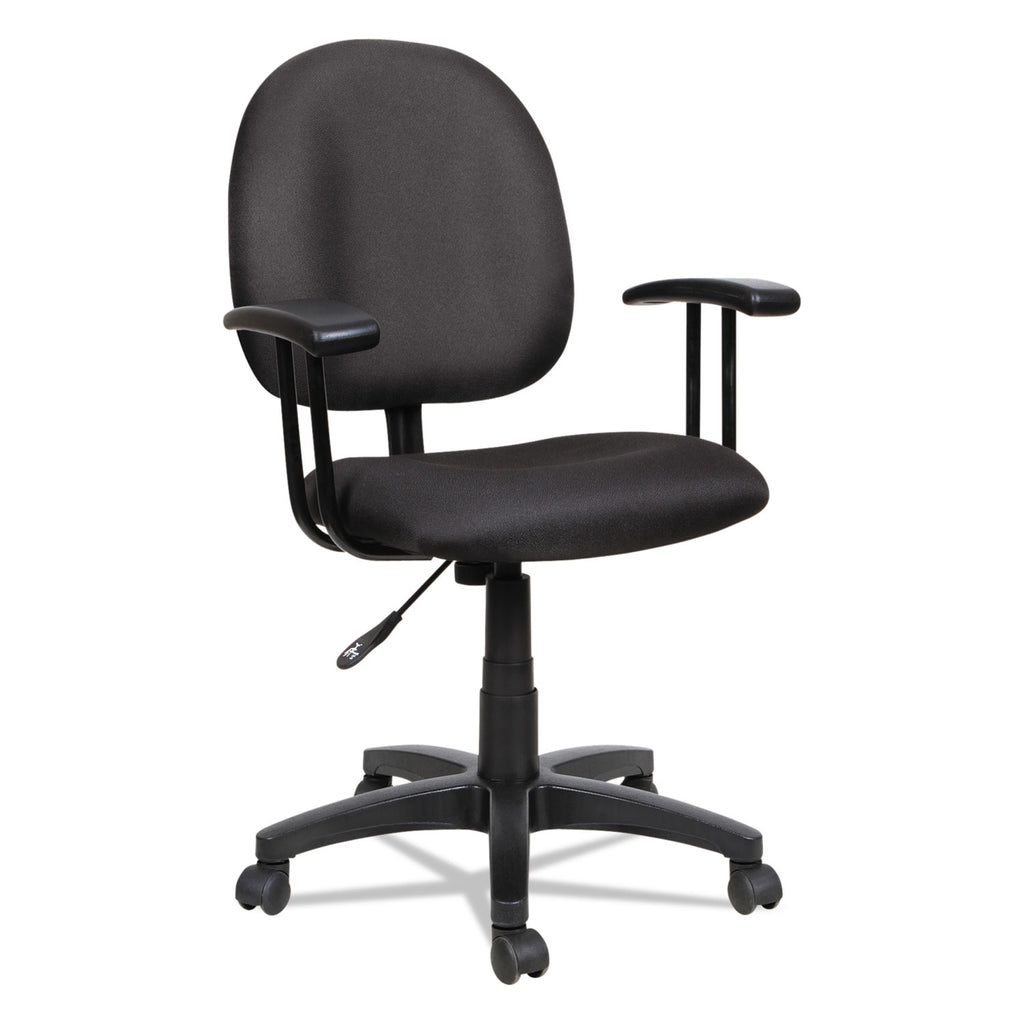 Alera Essentia Series Swivel Task Chair, Supports Up to 275 lb, 17.71" to 22.44" Seat Height, Black - 