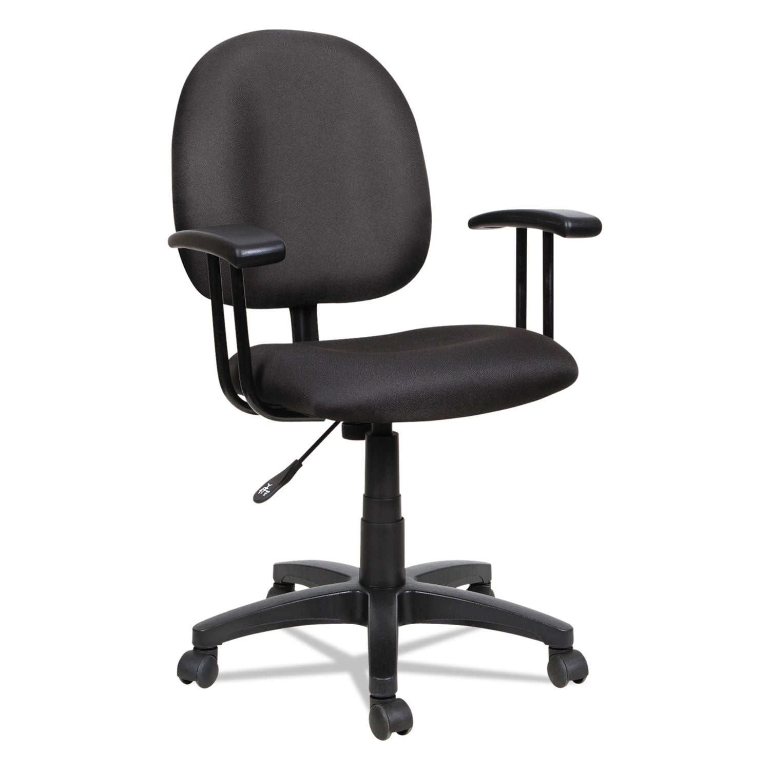 Alera Essentia Series Swivel Task Chair, Supports Up to 275 lb, 17.71" to 22.44" Seat Height, Black - 