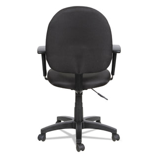 Alera Essentia Series Swivel Task Chair with Adjustable Arms, Supports Up to 275 lb, 17.71" to 22.44" Seat Height, Black - 