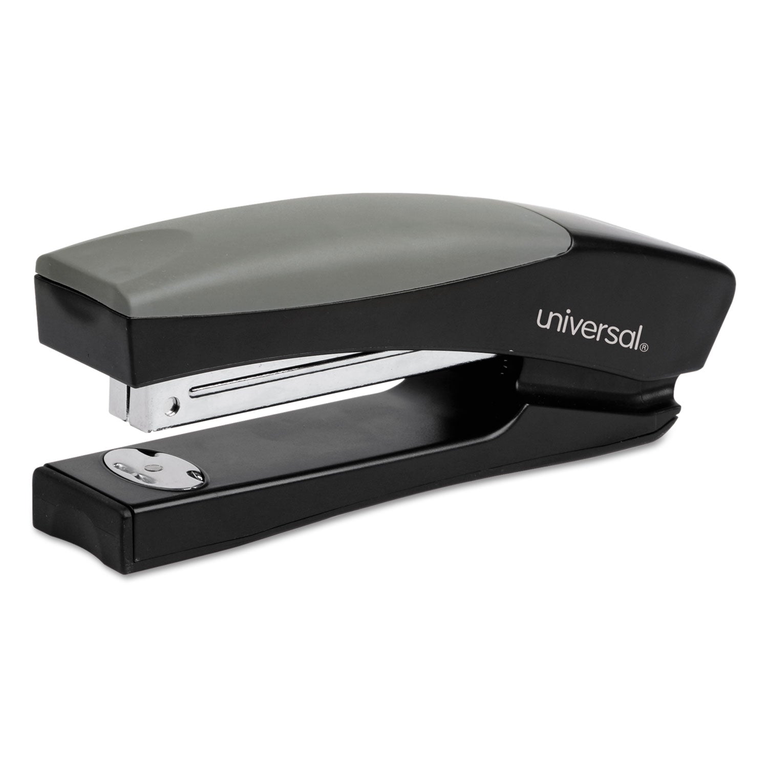 Stand-Up Full Strip Stapler, 20-Sheet Capacity, Black/Gray - 